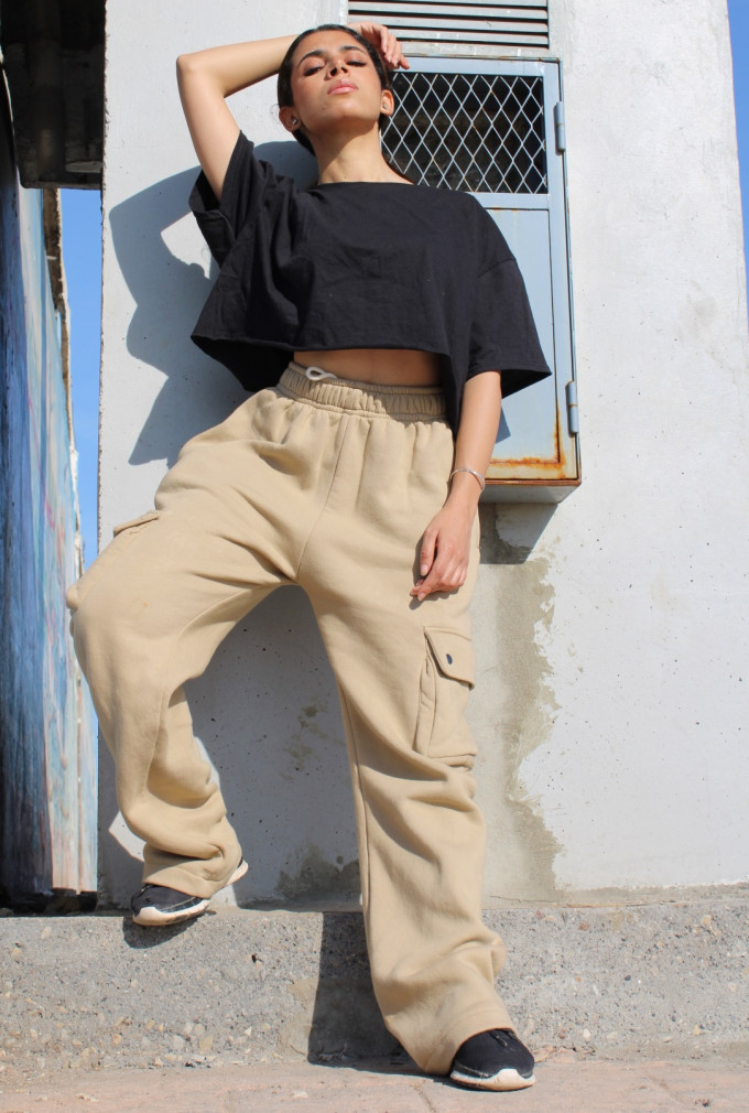 Pantalon Cargo pour femme Streetwear – coptonpant